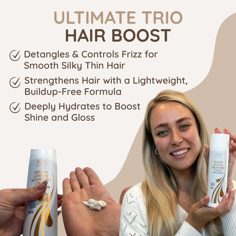 VITAMINS hair cosmetics Controle frisottis et brillance naturelle