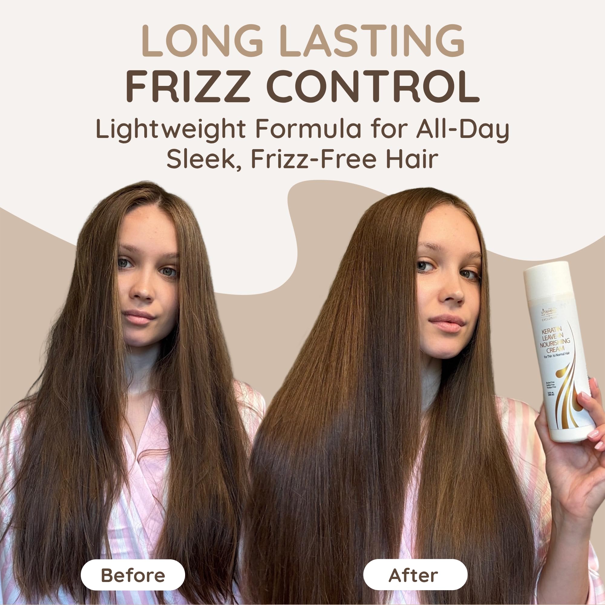 VITAMINS hair cosmetics Detanglant keratine démêle rapidement les noeuds