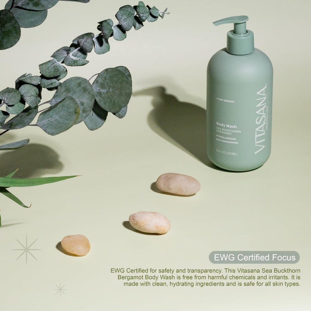 Vitasana: formule hypoallergénique adaptée aux peaux sensibles.