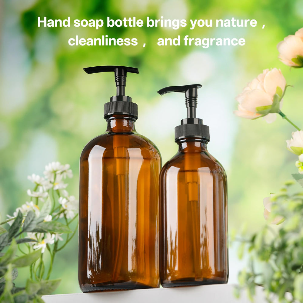 Ensemble-cadeau Vitreaux, distributeurs ambre élégants et prêts à offrir.