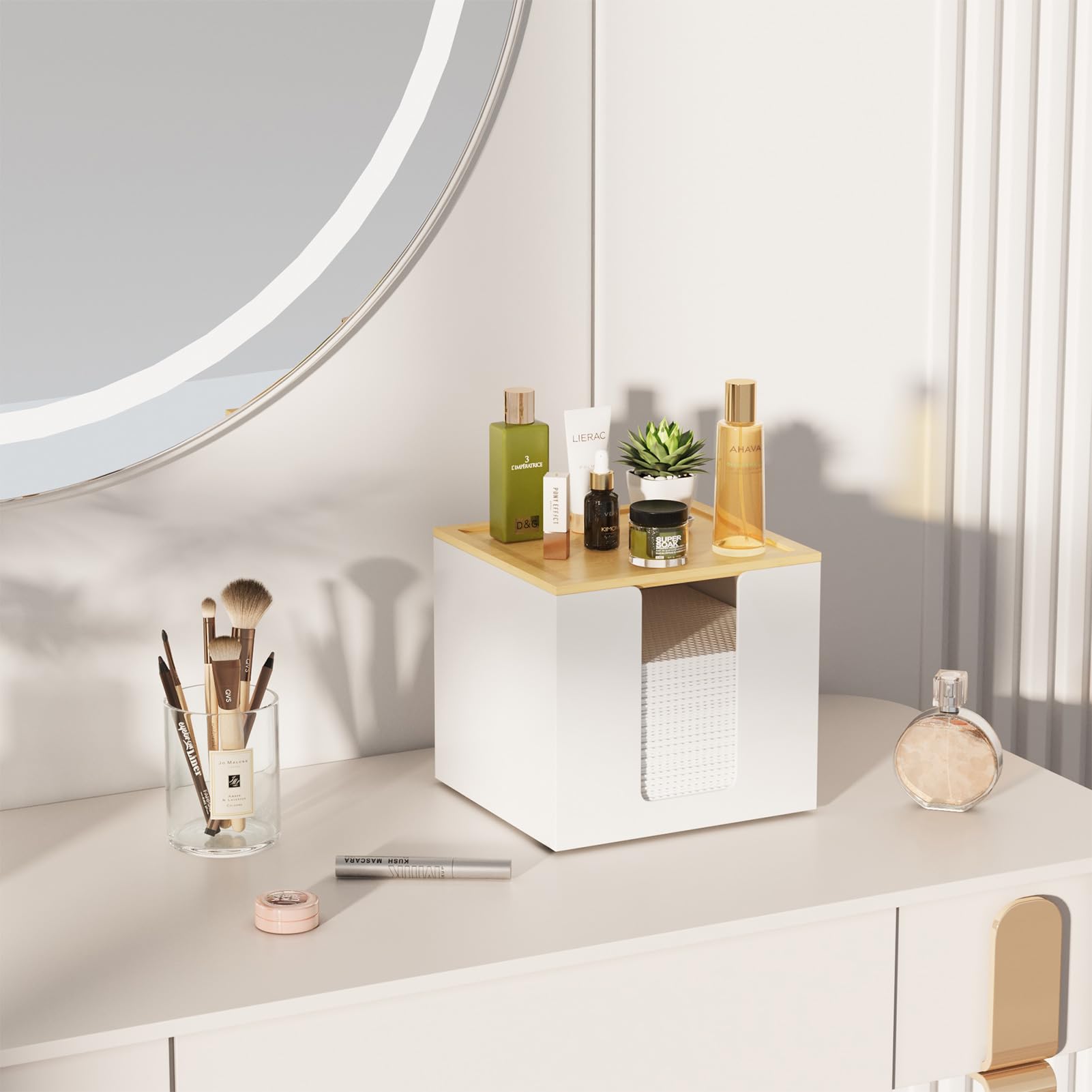 VITVITI design élégant en métal et bambou.