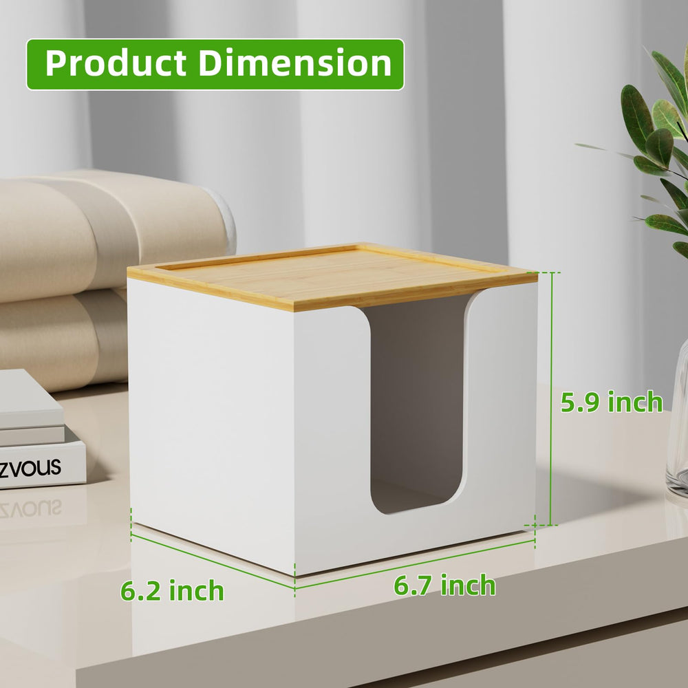 Rangement accessoires bambou VITVITI pratique pour maquillage et essentiels.