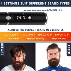 Viuyougor quatre réglages thermiques pour barbe et cheveux