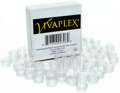 Pot Vivaplex cosmétique 5 ml clair, parfait pour tester maquillages et pigments.