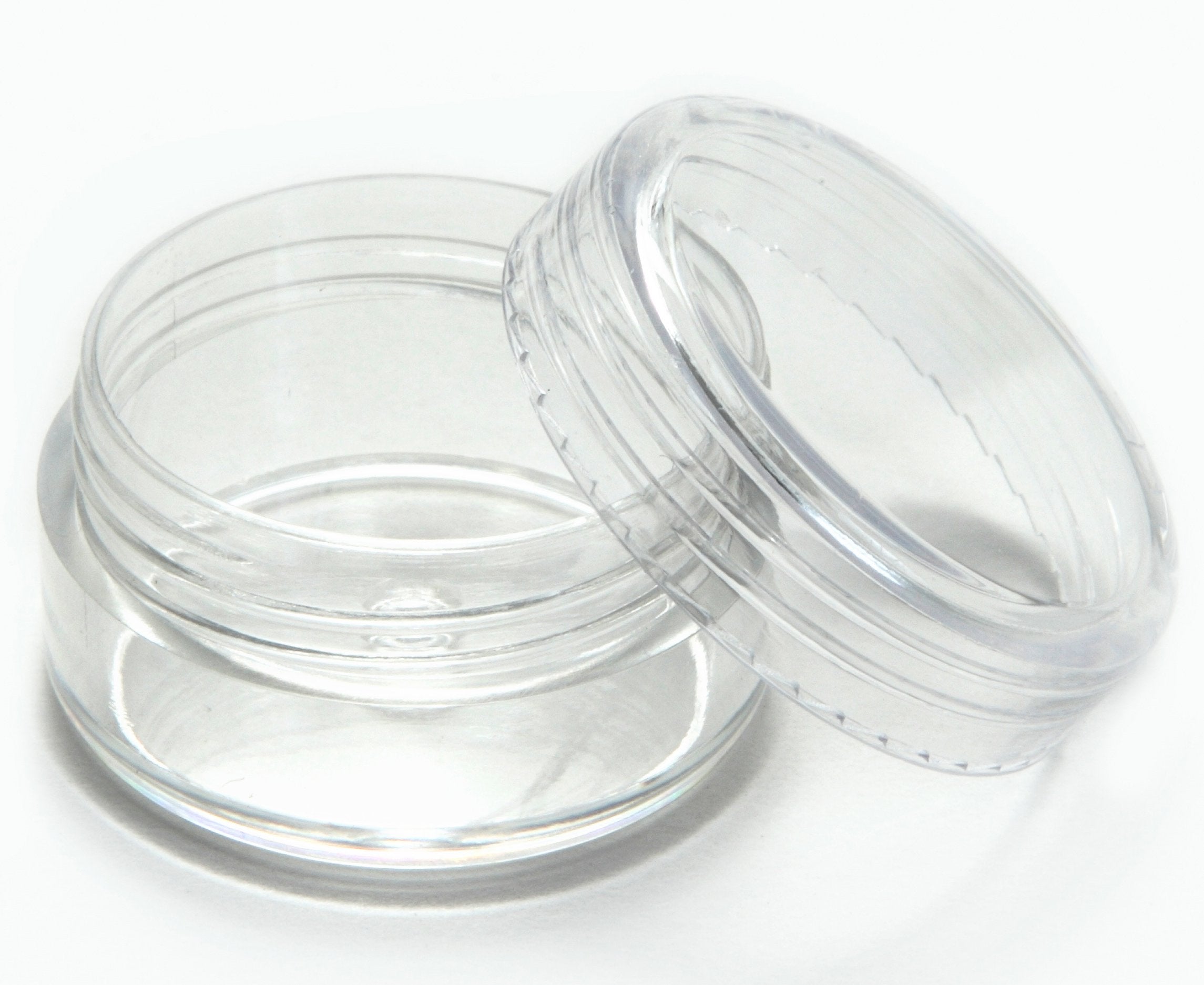 Pot Vivaplex vide 5 ml avec vis, hermétique et pratique en voyage.