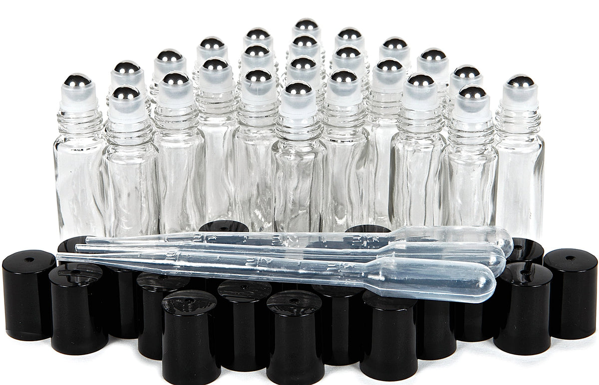 Vivaplex roll-on clair 10 ml : bouteille pratique pour huiles essentielles.