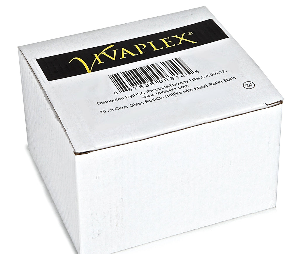 Vivaplex roll-on inox avec billes en acier: application précise et fluide.