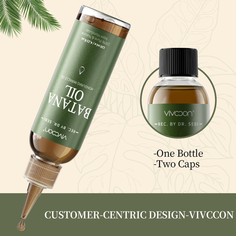 Vivccon Batana Oil night-time treatment for deep conditioning.