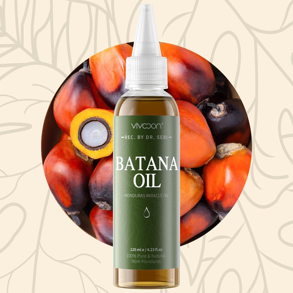 Texture close-up of Vivccon Batana Oil appears smooth and absorbent.