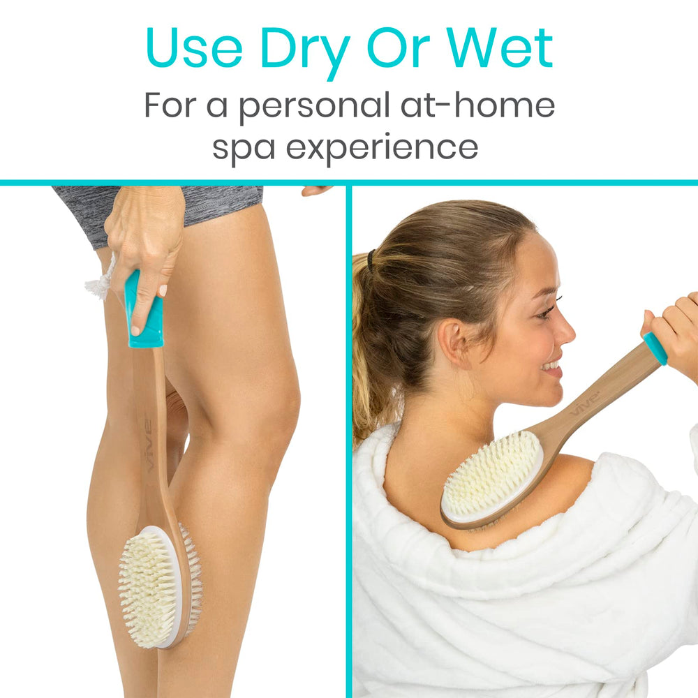 Brosse Vive corde suspension facilite le rangement.