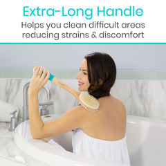 Brosse Vive utilisation humide avec gel pour peau nette.