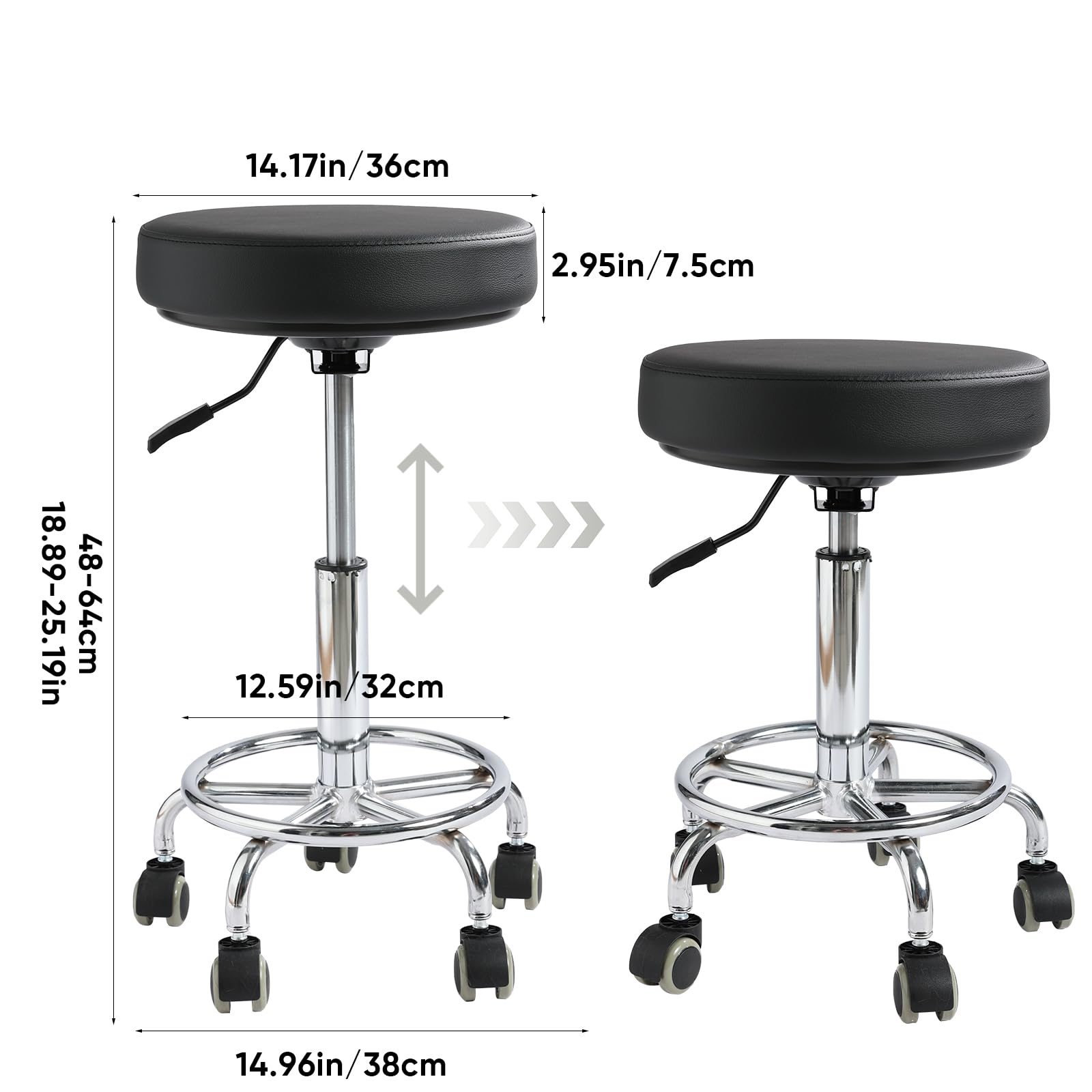 Hauteur reglable Viviange adaptée au bureau et au salon