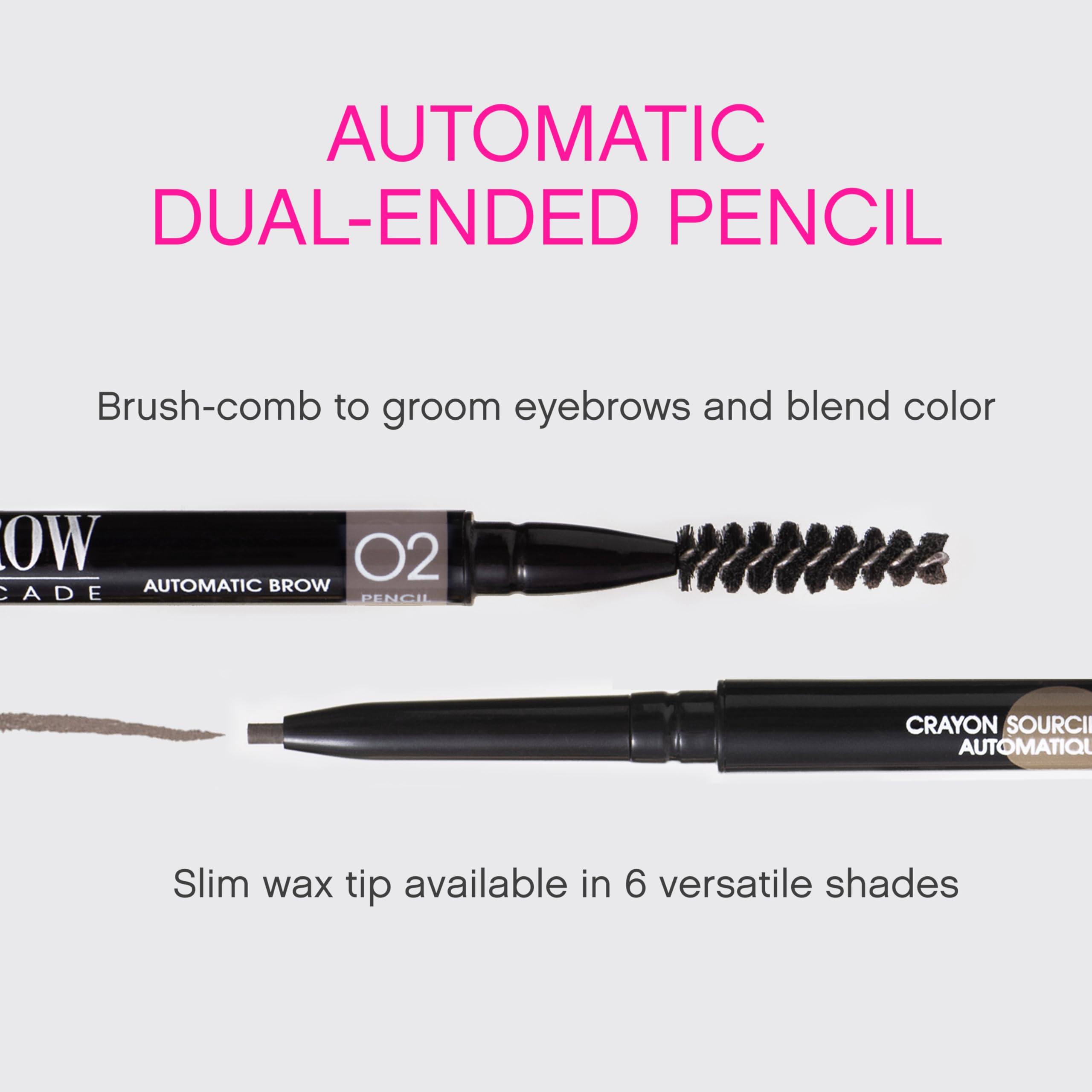 Vivienne Sabo Brow Arcade pointe ultra-fine 1,5 mm pour poils précis.