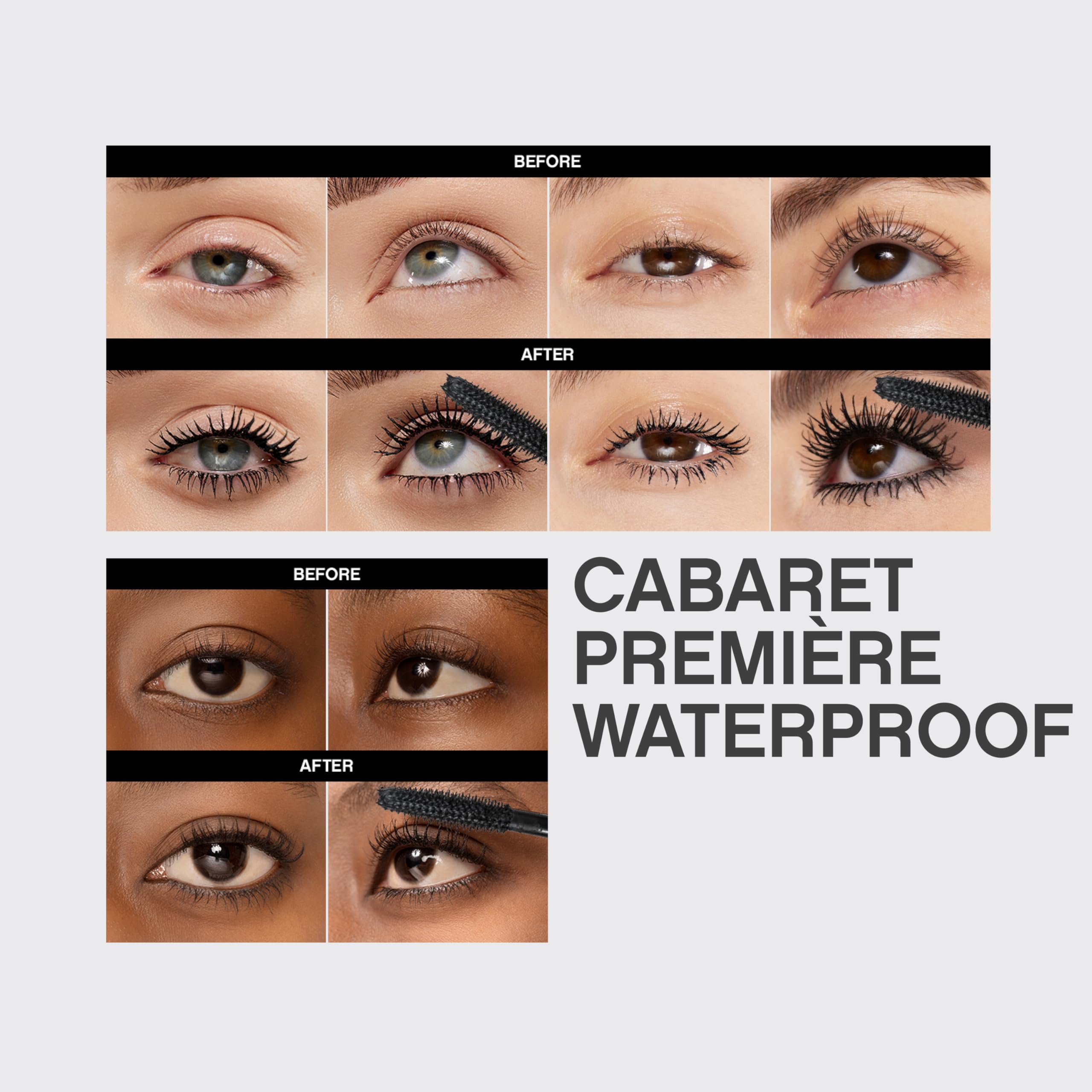 Effet télescopique Cabaret Premiere allonge les cils visiblement.