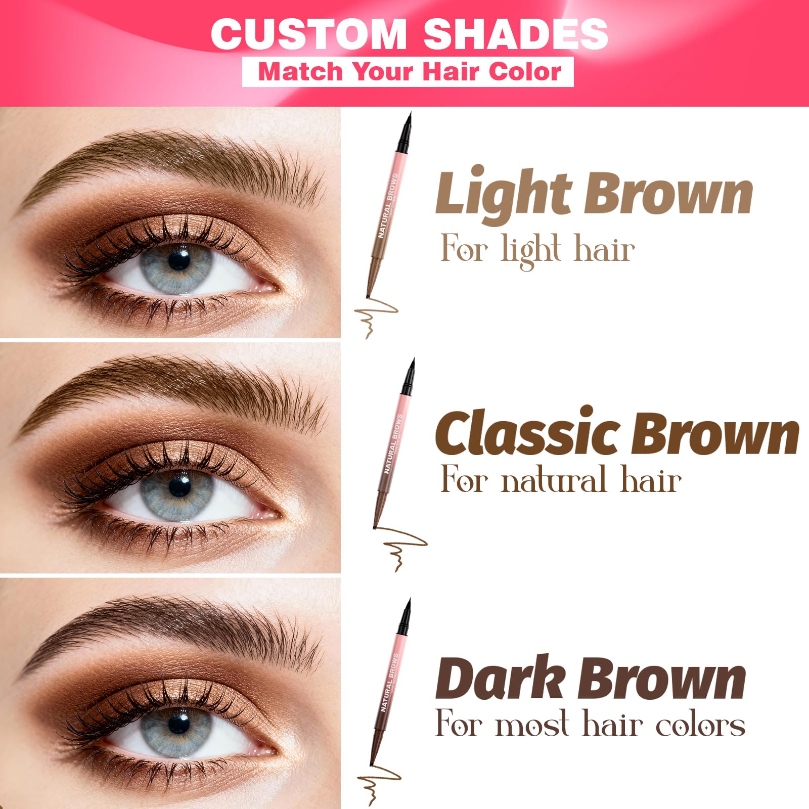 Vivitan Sourcils application rapide et sans bavures