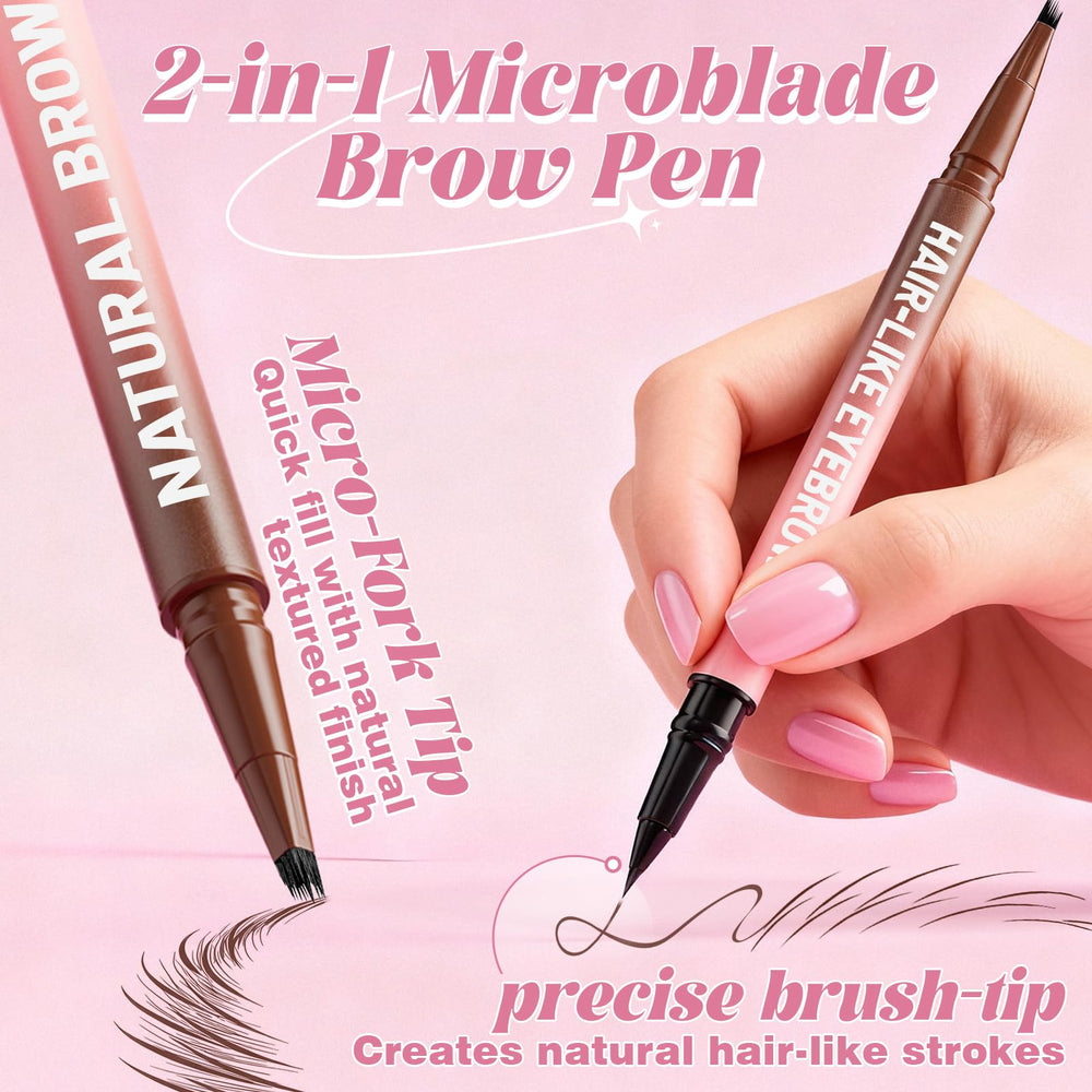 Vivitan Stylo Sourcils brosse précise pour peigner et estomper