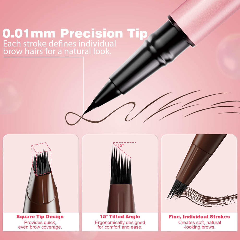 Vivitan Sourcils double embouts pour remplissage et définition faciles