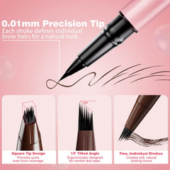 Vivitan Sourcils double embouts pour remplissage et définition faciles