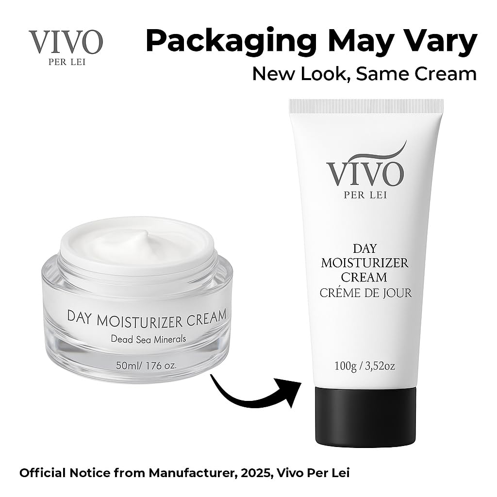Vivo Per Lei face cream offers a non-greasy, comfortable finish.