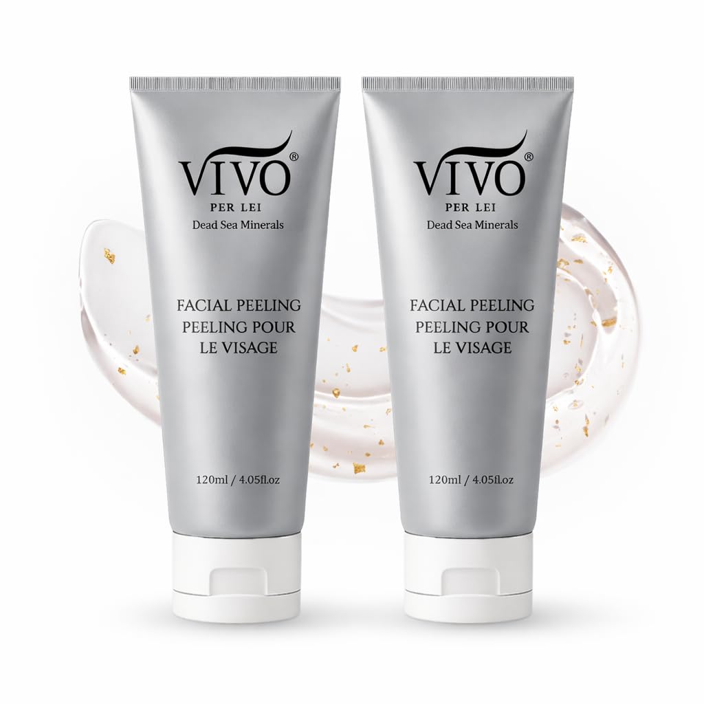 Vivo Per Lei – gel peeling visage, texture non abrasive pour peau plus douce.