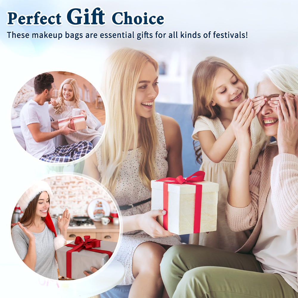 VIWIME coffret-sac maquillage quilt, cadeau élégant pour femmes
