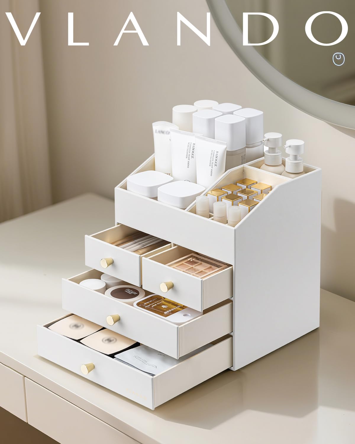 Design élégant et moderne, idéal pour déco blanche.