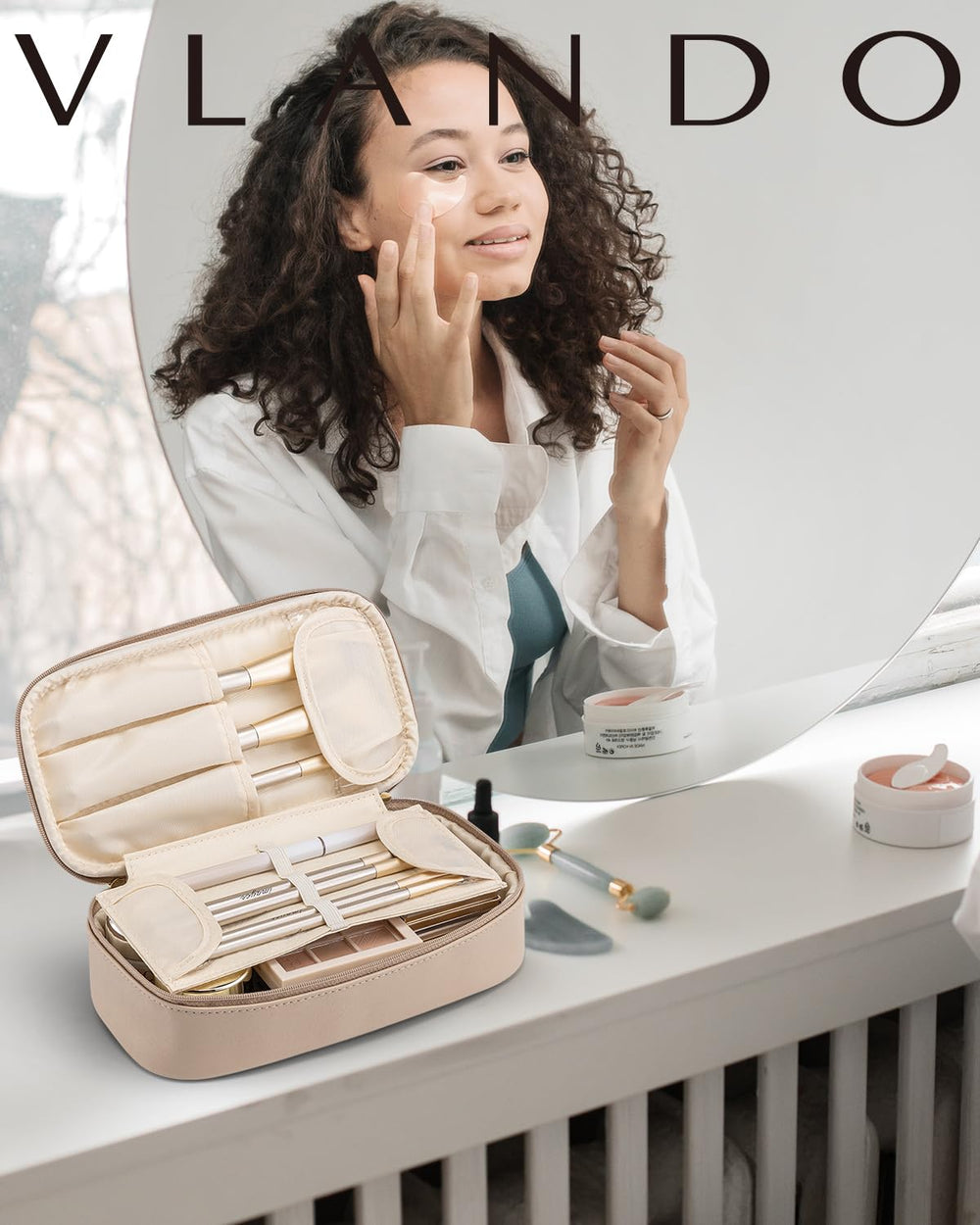 Vlando Trousse maquillage voyage - usage quotidien pratique