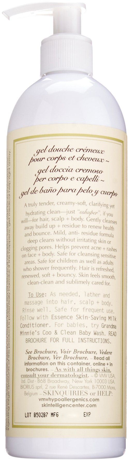  Usage familial du lait-shampooing VMV, convient à tous les membres de la famille.