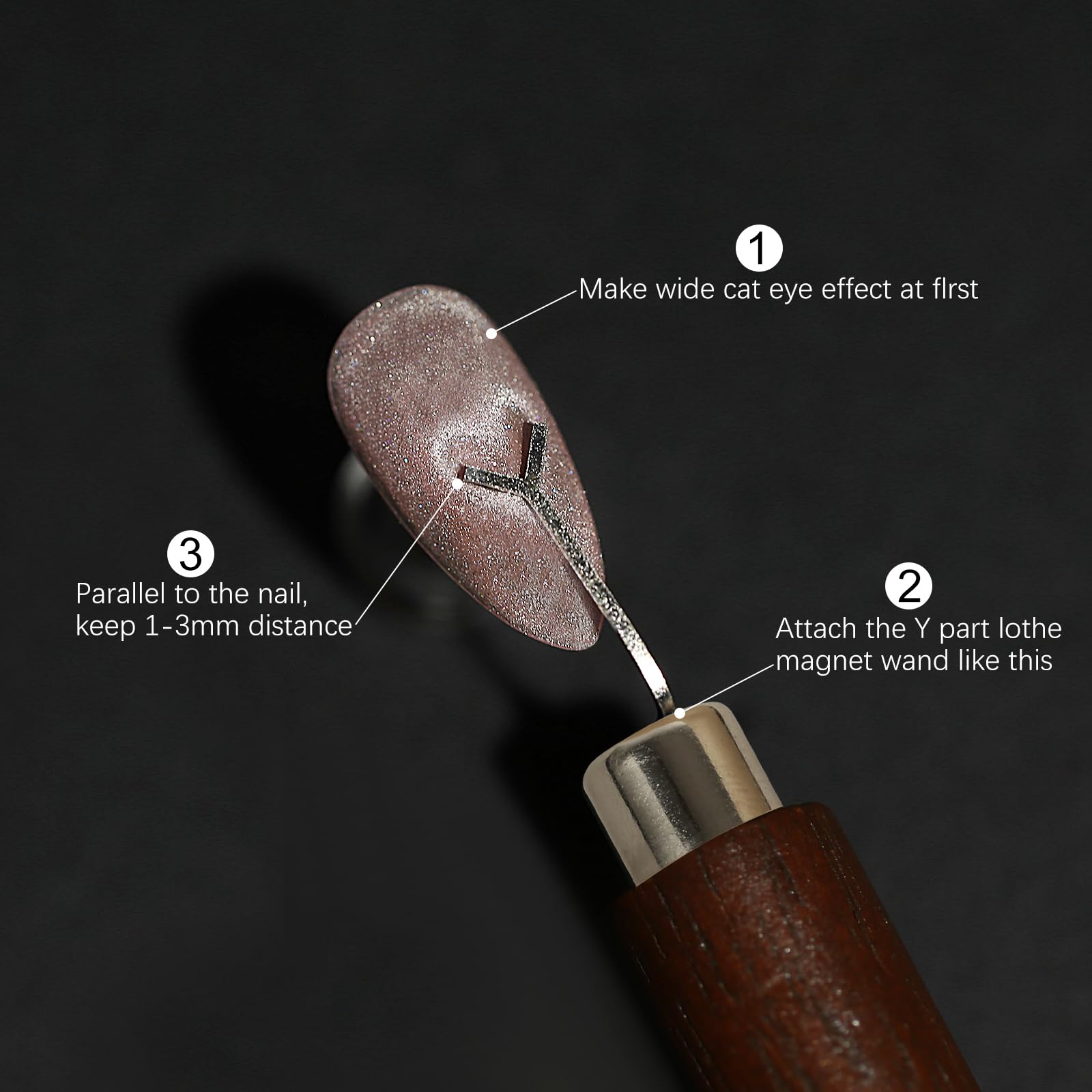 vnjaoi étui-ongles transport – rangement facile pour outils et aimants.