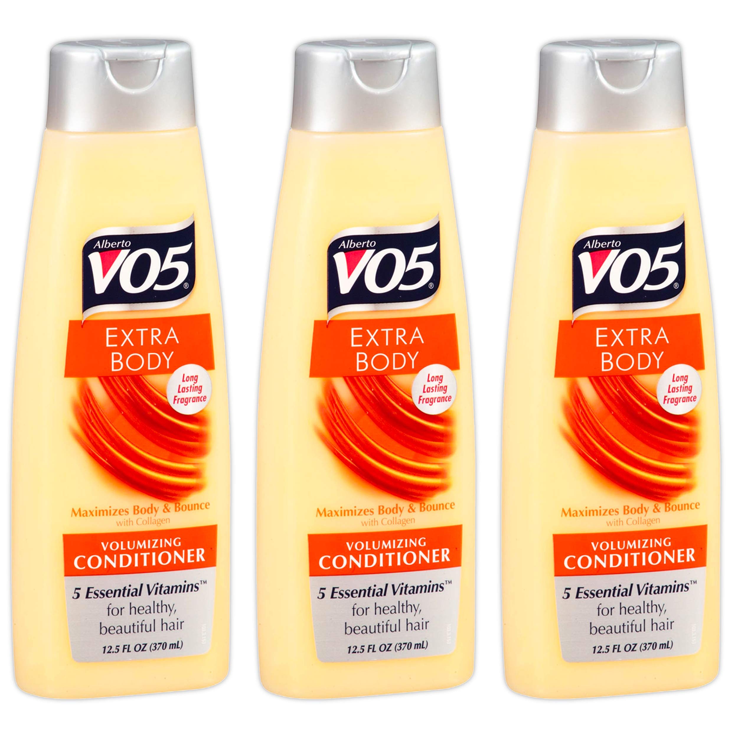 VO5 Conditionneur Corps Extra, lot de 3 bouteilles, ajoute du volume et douceur