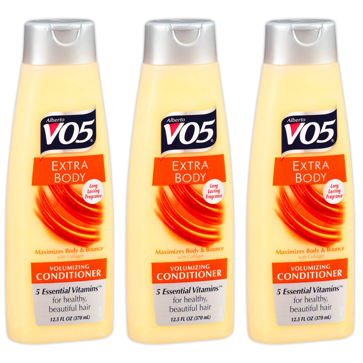 VO5 Conditionneur Corps Extra, lot de 3 bouteilles, ajoute du volume et douceur