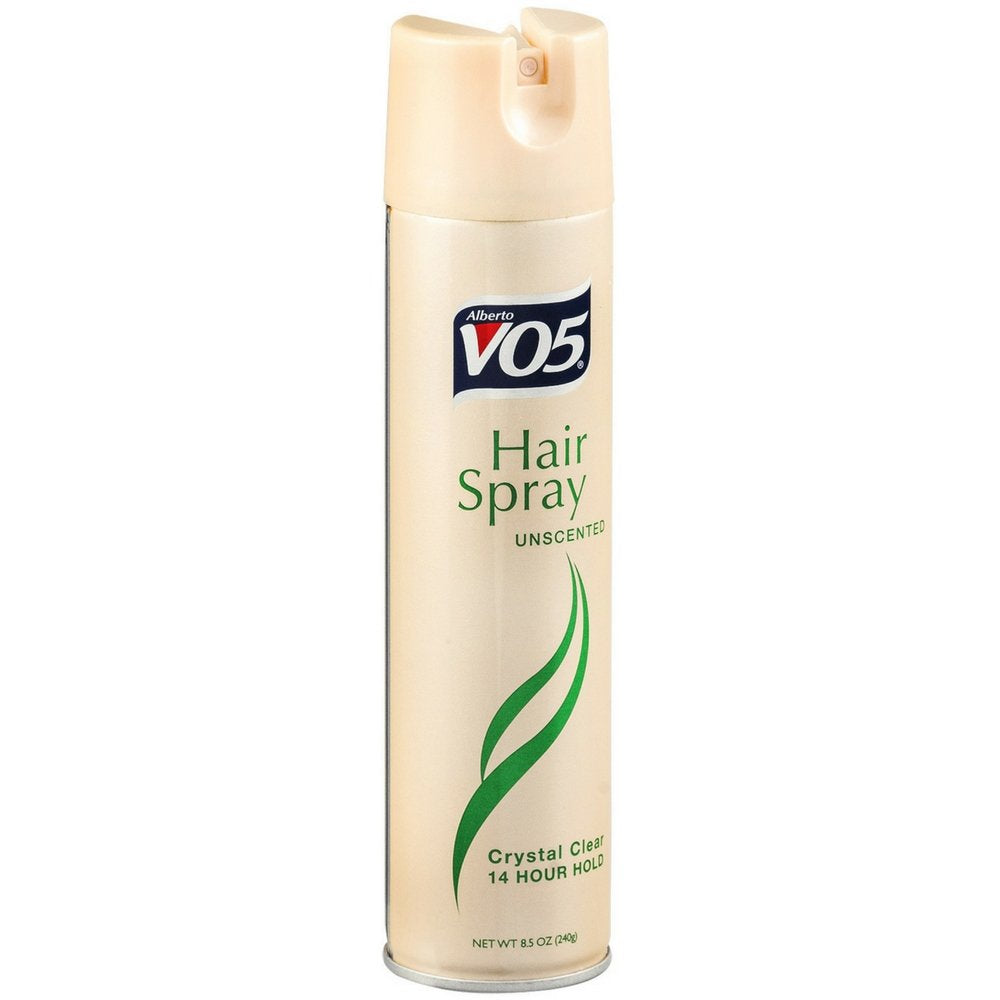 VO5 Extra Body sans parfum, spray coiffant invisible, tenue durable sans résidu.