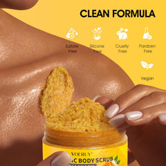 VOERUY Gommage Turmeric – texture satinée révélant une peau lisse