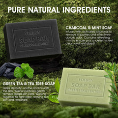 VOERUY Savon Detox Aisselles, arbre à thé, soin équilibrant et apaisant.