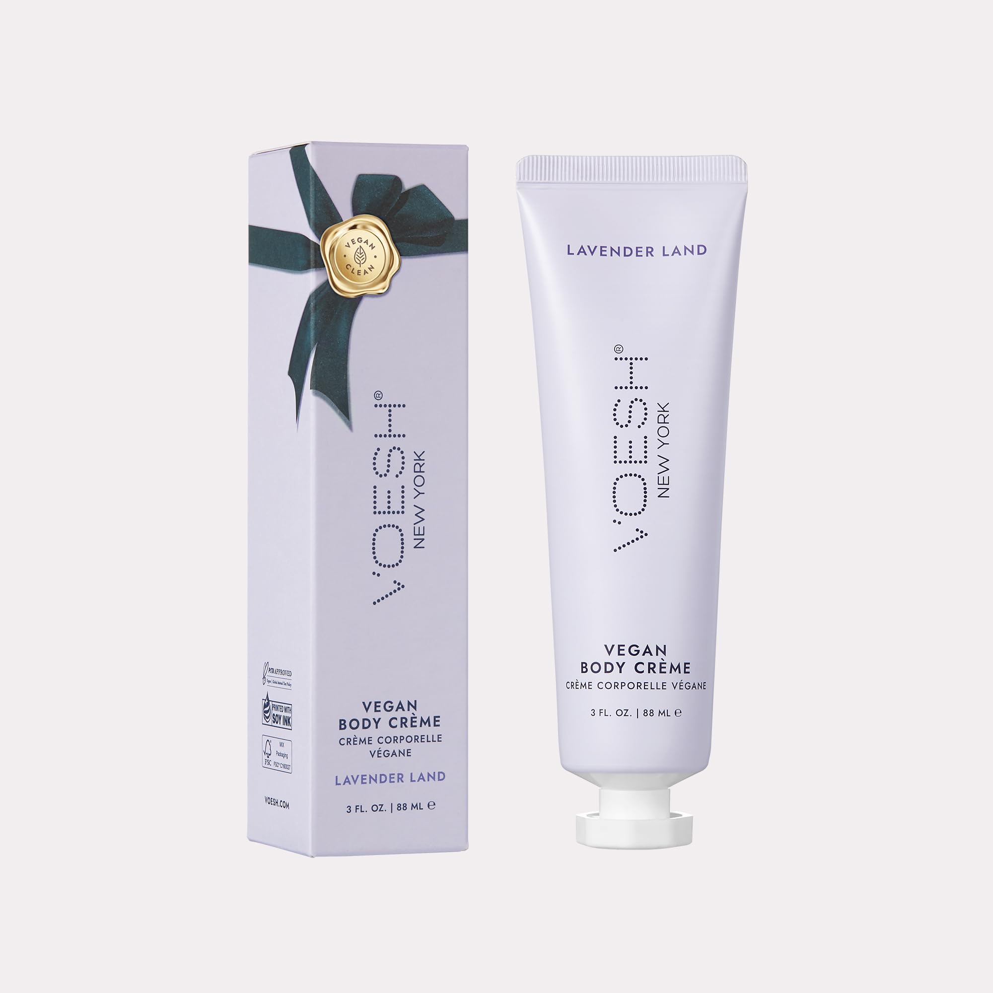 VOESH crème mains et corps; texture veloutée et absorption rapide