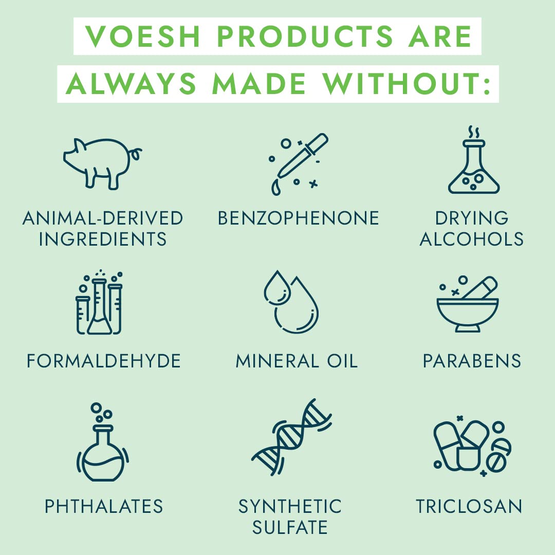 Voesh Parfum thé vert, expérience sensorielle rafraîchissante.