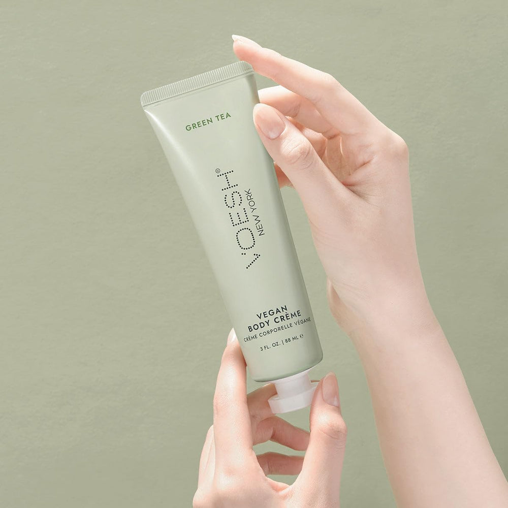 VOESH Packaging Trio Crème Corps Vegan : emballage élégant prêt pour cadeau.