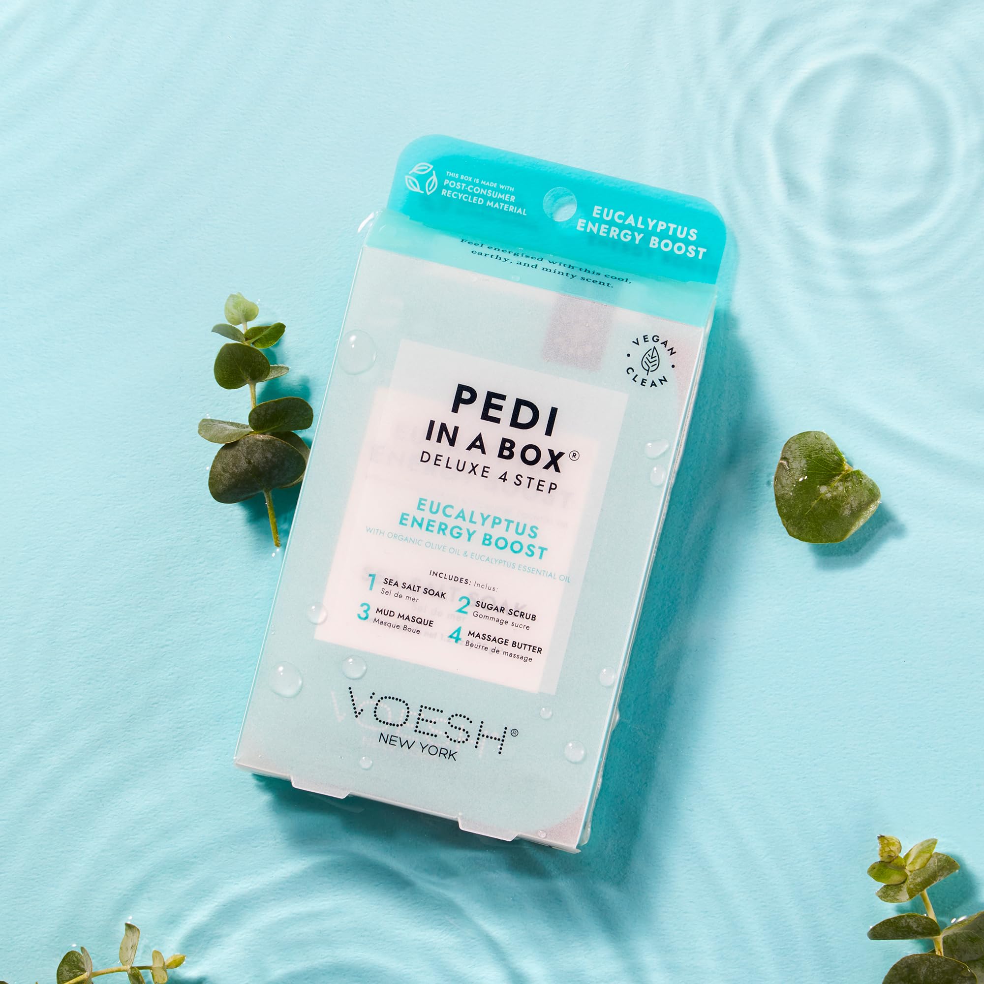 VOESH Pedi Box – gommage sucre exfoliant pour une peau douce et lisse