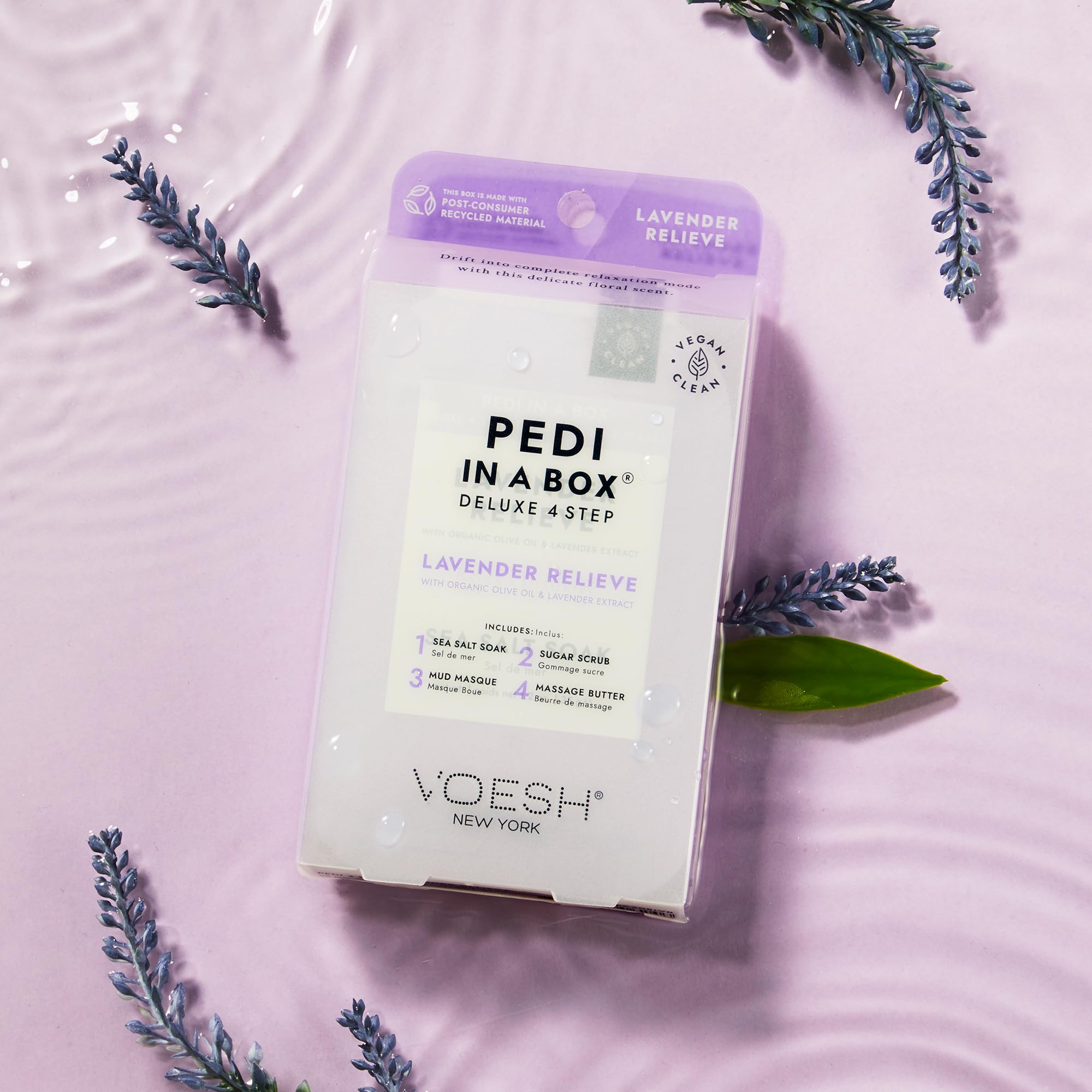 VOESH Pedi Lavande – masque à l’argile purifiant et lissant les pores