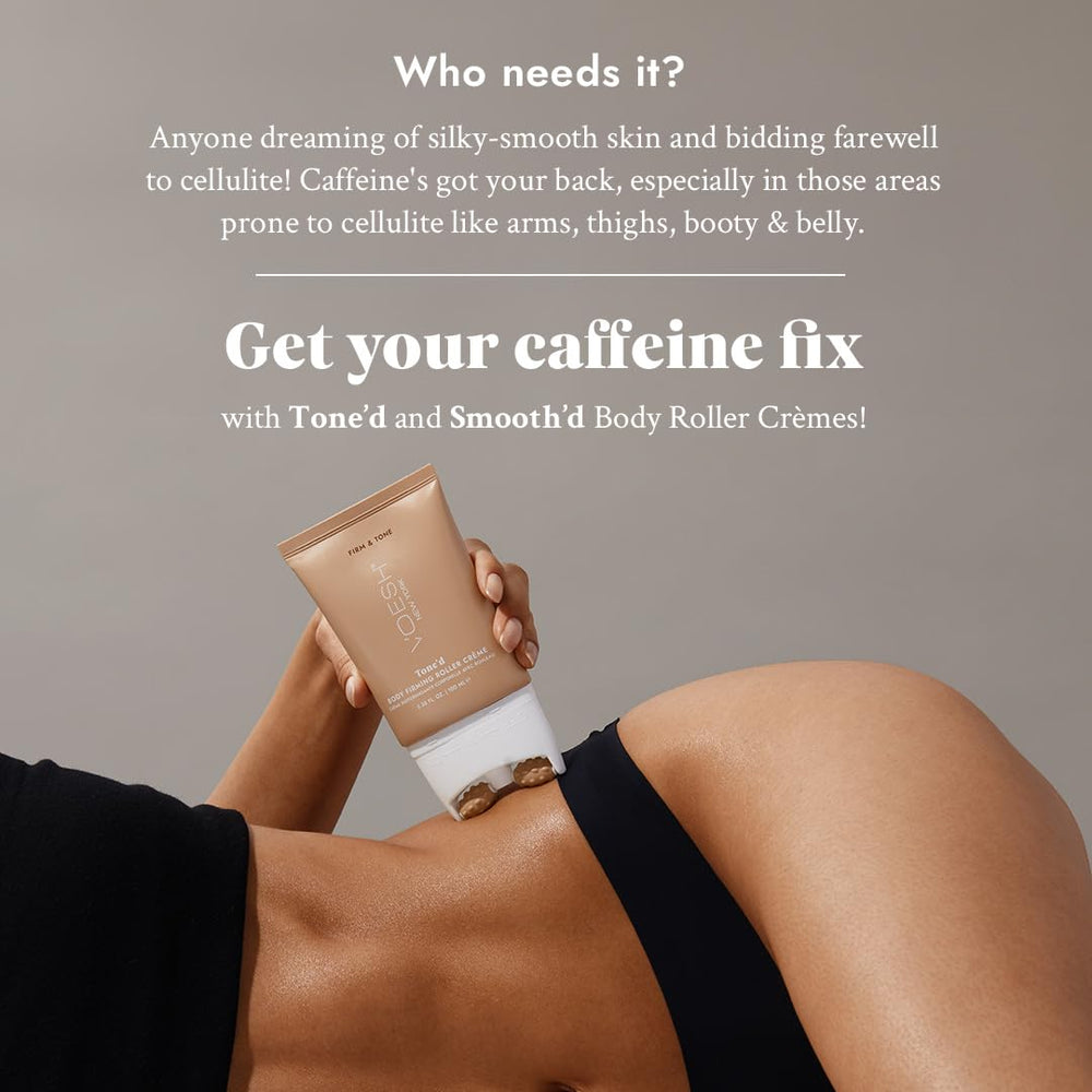 VOESH Roller Crème massage lymphatique, favorise la circulation et le drainage.