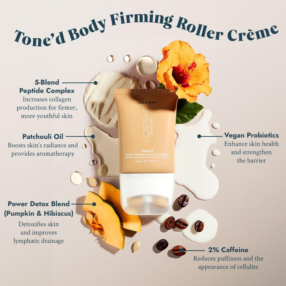 VOESH Roller Crème sans parfum, idéal pour peaux sensibles.