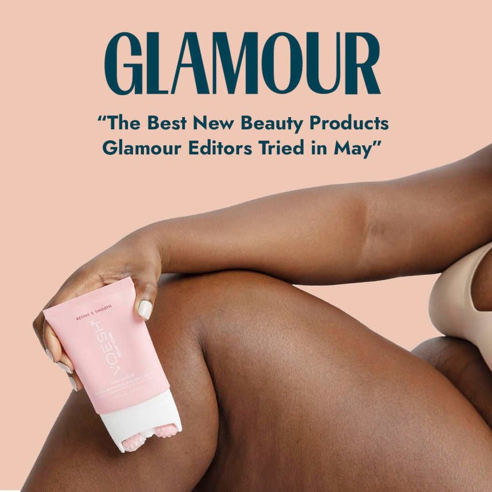 VOESH Smooth'd Roller Crème — jambes et cuisses, peau lisse et tonifiée.