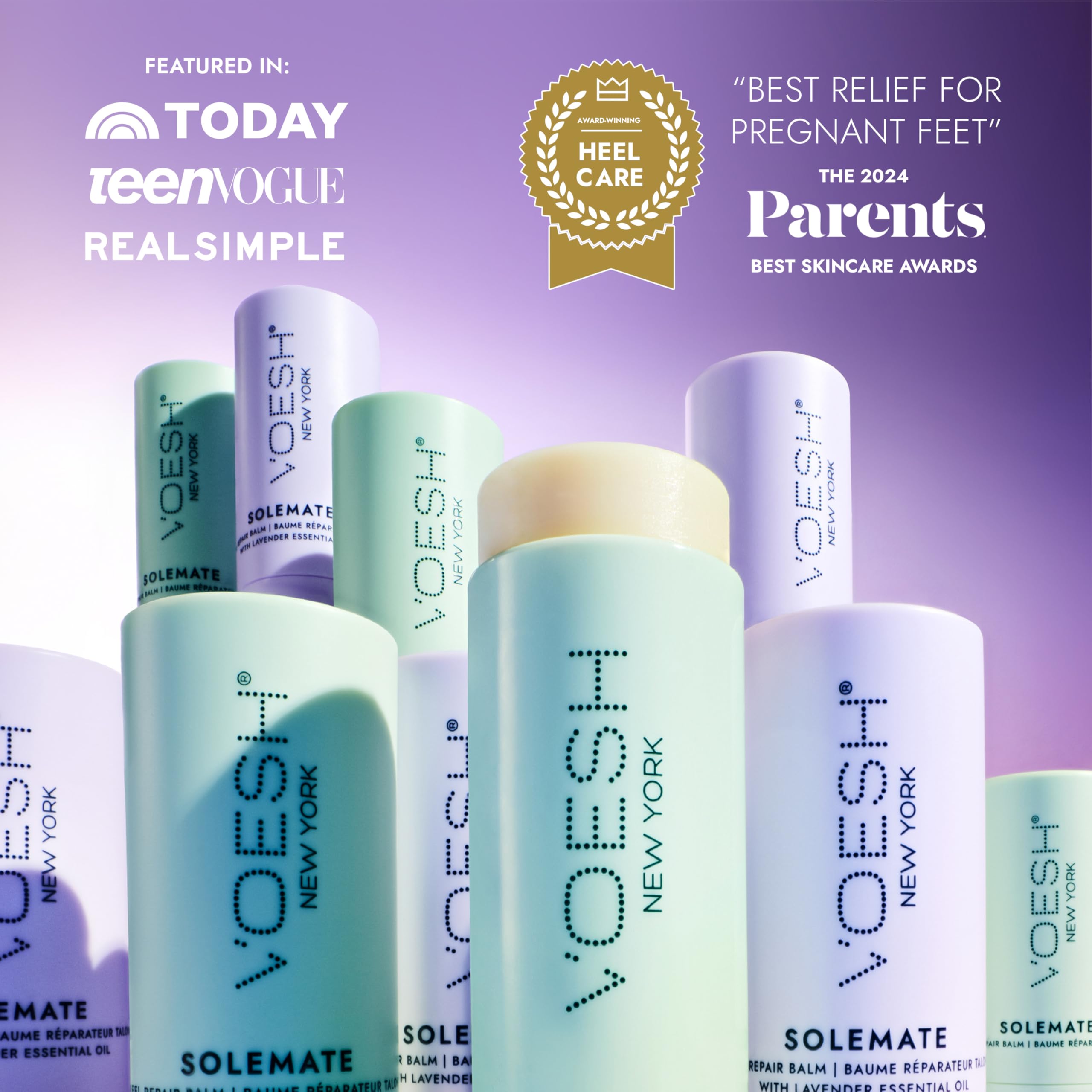 VOESH Solemate balm in hand demonstrating easy application