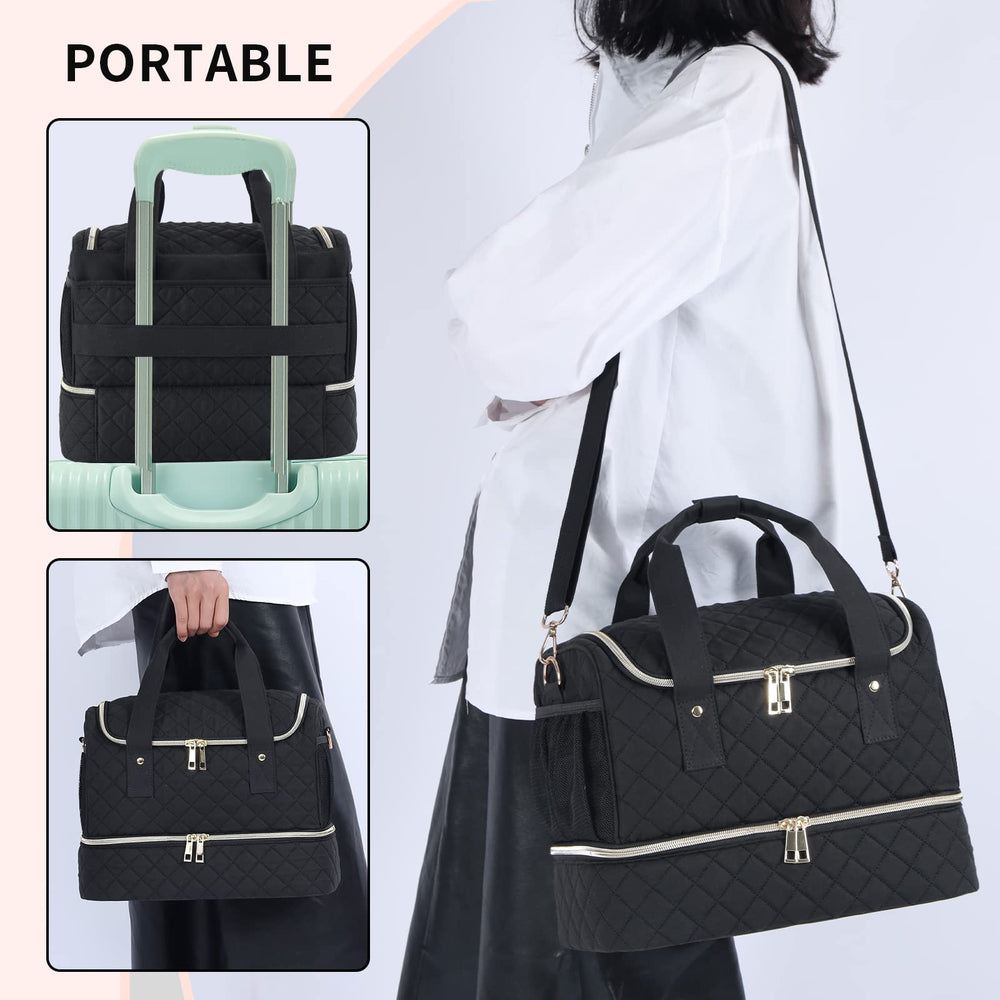 VOFIpremiAm Organisateur Vernis Noire avec diviseurs amovibles personnalisables.