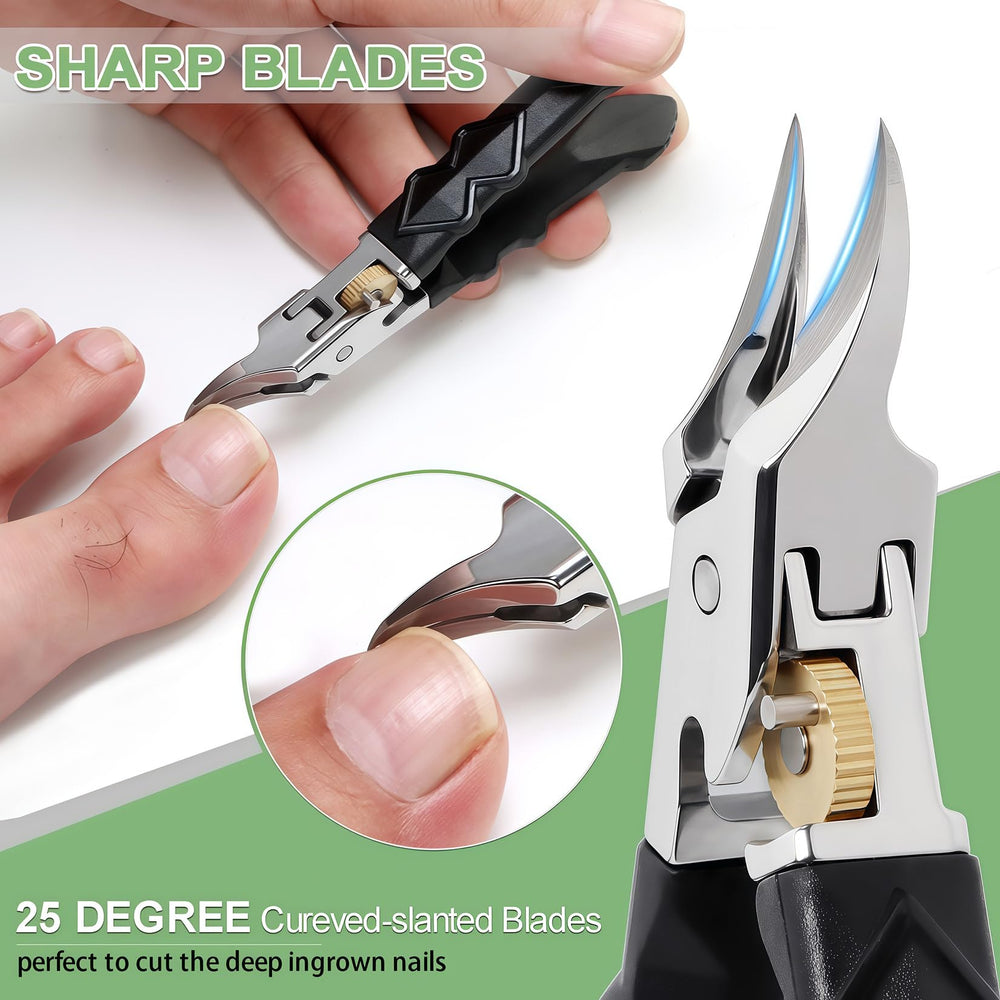 Ciseaux VOGARB pour ongles épais avec poignée longue et efficace.