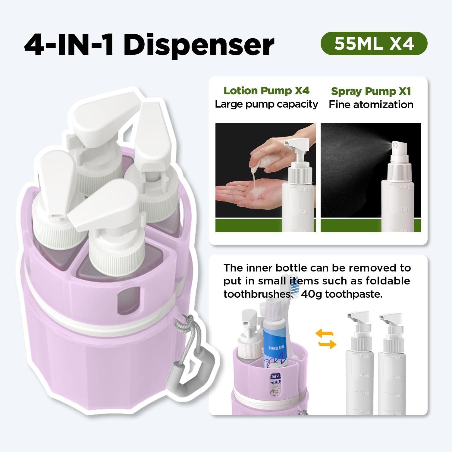 Étiquettes pré-imprimées VOGOGE pour identifier rapidement les liquides.
