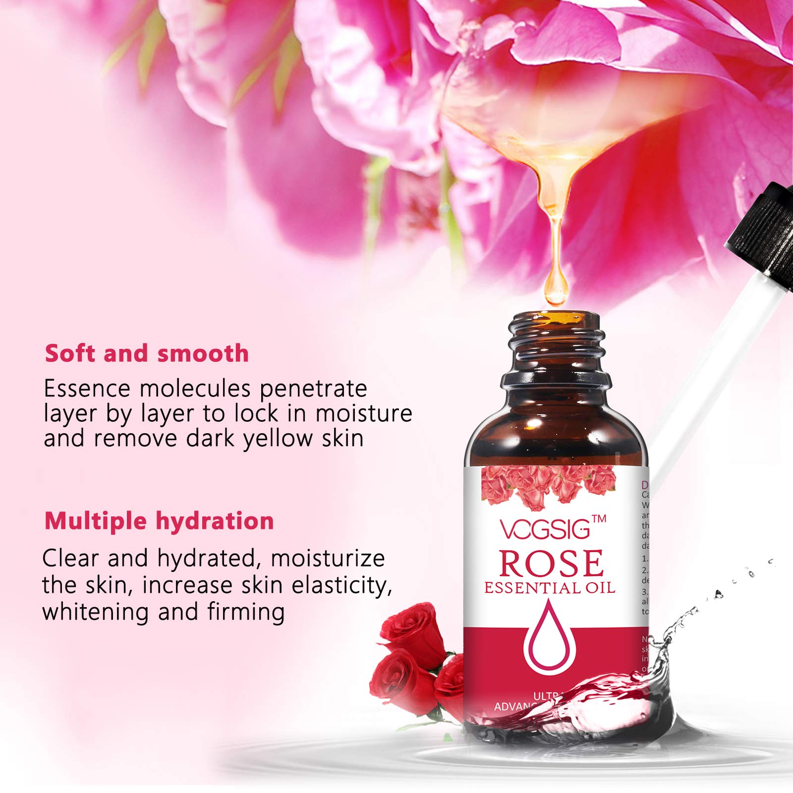 VOGSIG Rose Application Peau – absorption rapide sans gras.