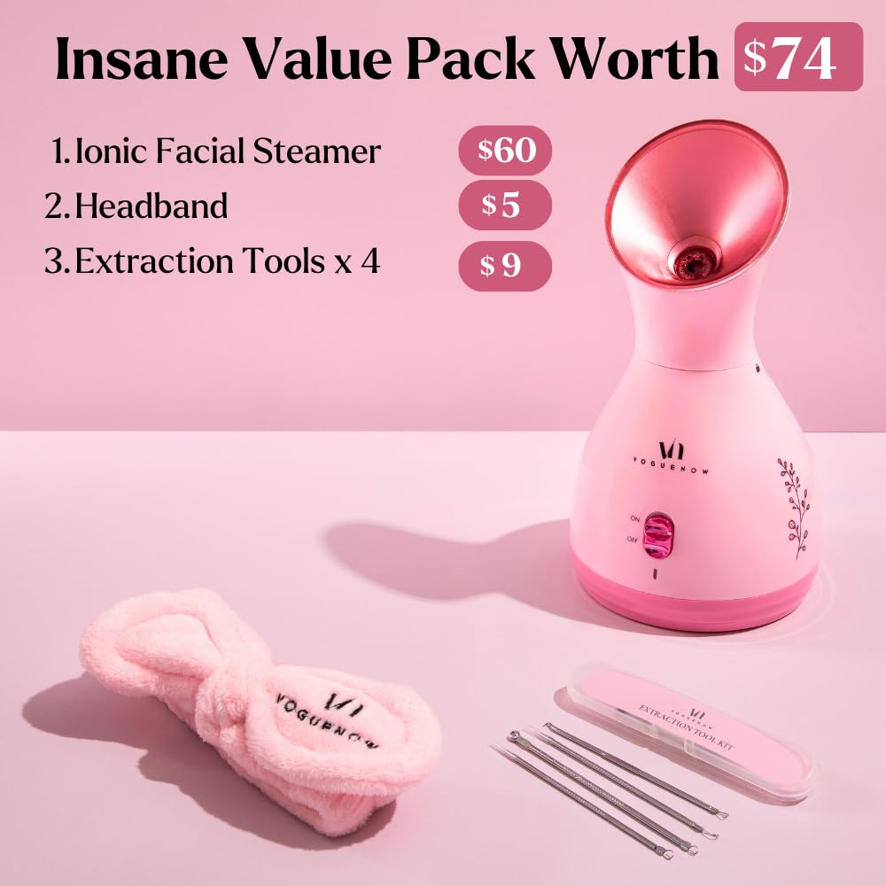 VogueNow technologie nano-ionic offre brume ultra-fine pour meilleure absorption des soins.