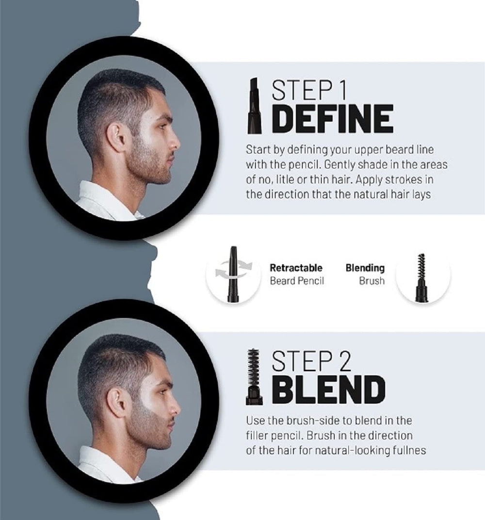 VOID Homme utilisation brosse intégrée – mélange homogène pour un fini soigné.