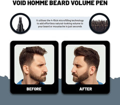  VOID Homme Stylo Barbe Noir – effet réaliste durable toute la journée sans effort.